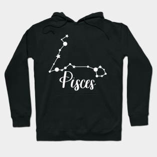 Pisces Zodiac Constellation in White Hoodie